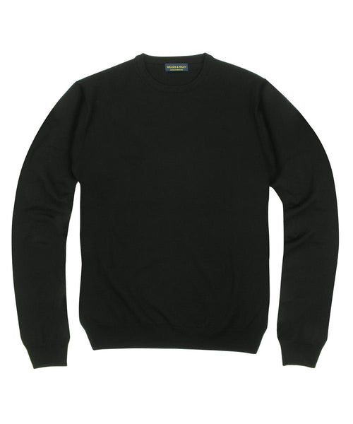 100% Pure Merino Wool Zegna Baruffa Crewneck Sweater in