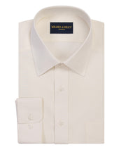 Ecru  Non-Iron Pinpoint Oxford Dress Shirt - Spread Collar