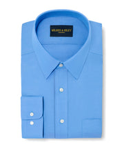 Royal Blue Pinpoint Oxford Non-Iron Dress Shirt - Point Collar