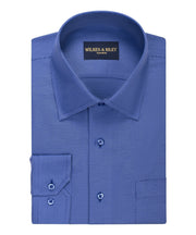 Dk Royal Non - Iron Queens Oxford Dress Shirt - Spread Collar - Wilkes & Riley, LLC