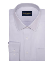 Grey Spread Collar Non - Iron Pinpoint Oxford Dress Shirt - Wilkes & Riley, LLC