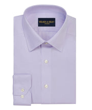Lavender Non - Iron Queens Oxford Dress Shirt - Spread Collar - Wilkes & Riley, LLC