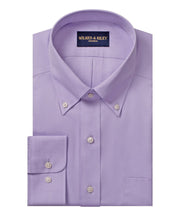 Lavender Pinpoint Oxford Non - Iron Dress Shirt - Button - Down - Wilkes & Riley, LLC
