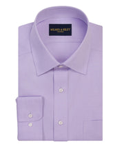 Lavender Pinpoint Oxford Non - Iron Dress Shirt - Spread Collar - Wilkes & Riley, LLC