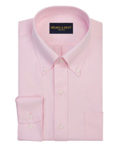 Pink Pinpoint Oxford Non - Iron Dress Shirt - Button - Down - Wilkes & Riley, LLC