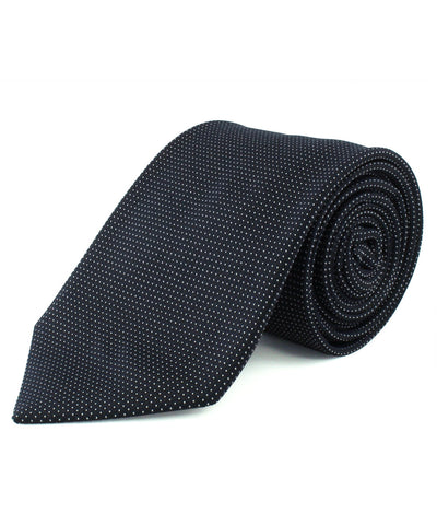 Black Micro Dot Tie
