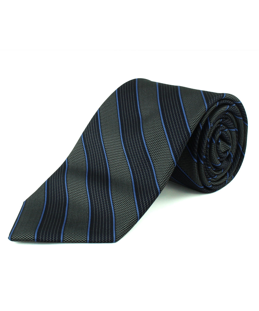 Purple Alternating Stripe Tie