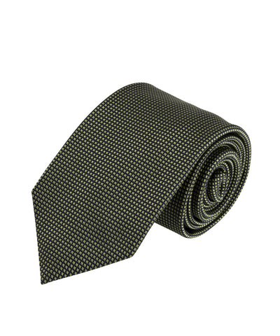 Green Textured Solid Tie