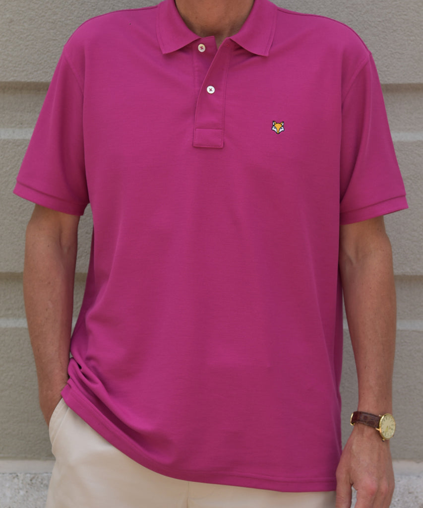 Classic Piqué Polo - Royal Magenta