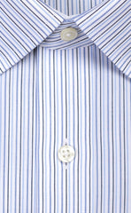 Wilkes & Riley Blue Multi Stripe Spread Collar Alt