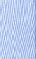 Tailored fit Blue Herringbone Spread Collar Supima® Cotton Non-Iron Dress Shirt