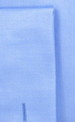 Wilkes and Riley Tailored Fit Blue Solid Royal Oxford English Spread Collar French Cuff Supima® Cotton Non-Iron Dress Shirt Alt