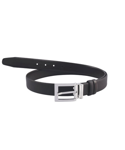 Brown Saffiano Reversible Calfskin Belt