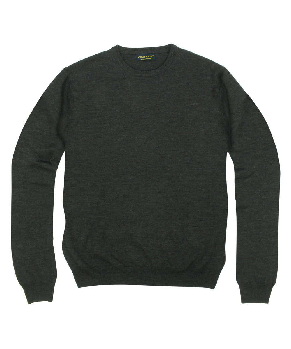 BRIEFING - 【レディース】 WOMEN'S MERINO WOOL LOGO CREWNECK
