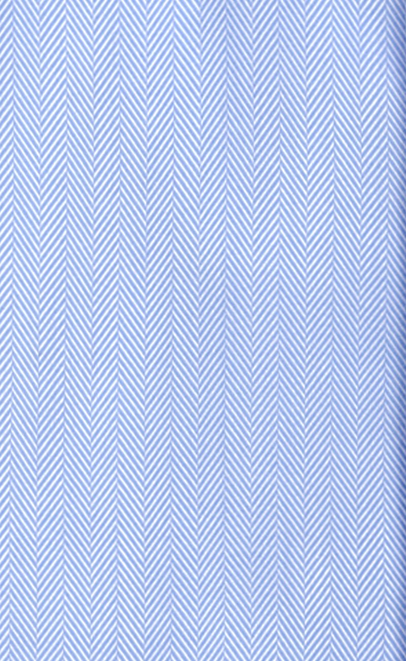 Classic Fit Blue Herringbone Spread Collar Supima® Cotton Non - Iron Dress Shirt - Wilkes & Riley, LLC