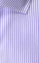 Classic Fit Lavender Bengal Stripe English Spread Collar Supima® Cotton Non - Iron broadcloth Dress Shirt - Wilkes & Riley, LLC