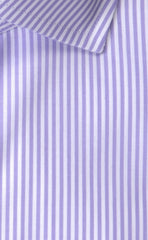 Classic Fit Lavender Bengal Stripe English Spread Collar Supima® Cotton Non - Iron broadcloth Dress Shirt (B/T) - Wilkes & Riley, LLC