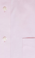 Classic Fit Pink Solid Point Collar Supima® Cotton Non - Iron Pinpoint Oxford Dress Shirt - Wilkes & Riley, LLC