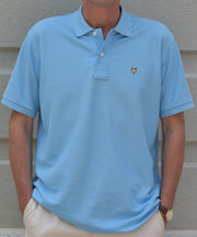 Classic Piqué Polo - Sky - Wilkes & Riley, LLC
