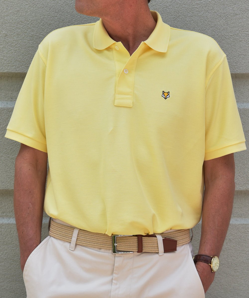 Classic Piqué Polo - Yellow - Wilkes & Riley, LLC