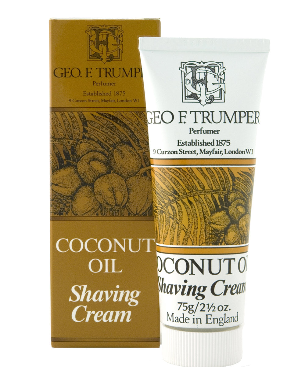 Coconut Oil Shaving Cream Tube 75g By Geo. F. Trumper