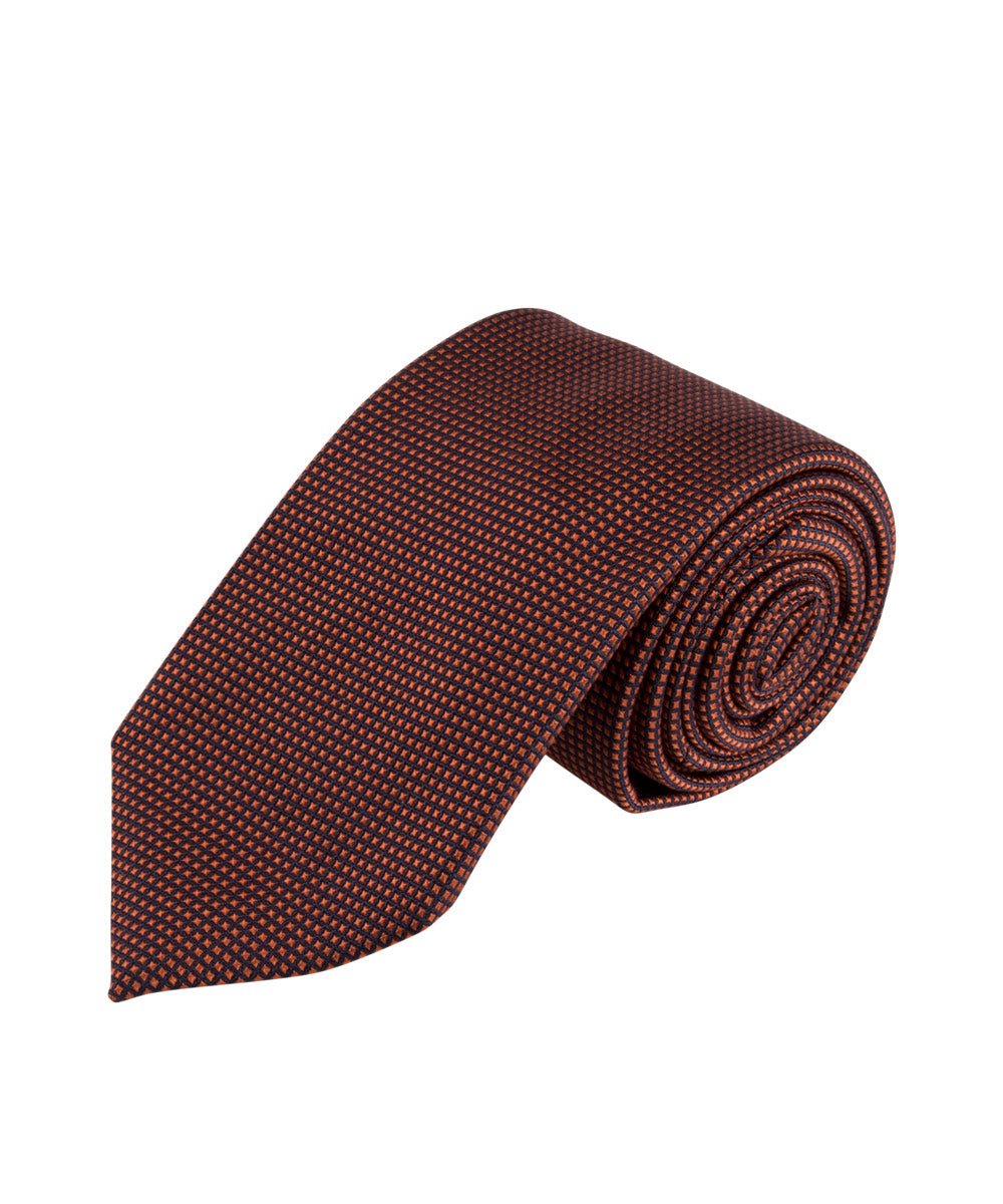 Copper Textured Solid Tie - Wilkes & Riley, LLC