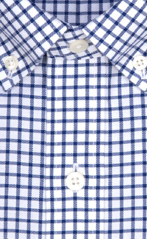 Wilkes & Riley Blue Check Button Down Sport Shirt Alt