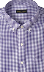 Wilkes & Riley Grape Gingham Button Down