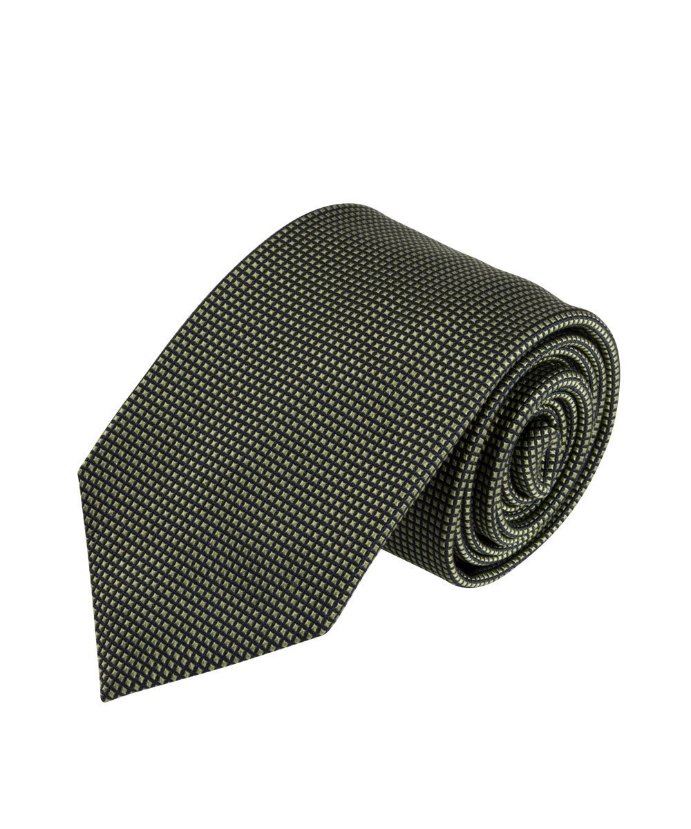 Green Textured Solid Tie - Wilkes & Riley, LLC