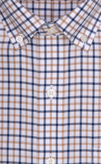 Wilkes & Riley Tan & Navy Check Button Down Alt