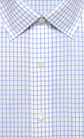 Wilkes & Riley Large Check Spread Collar Alt