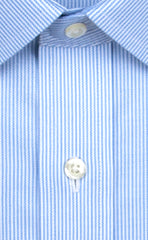 Wilkes & Riley Blue Twill Stripe Spread Collar Alt