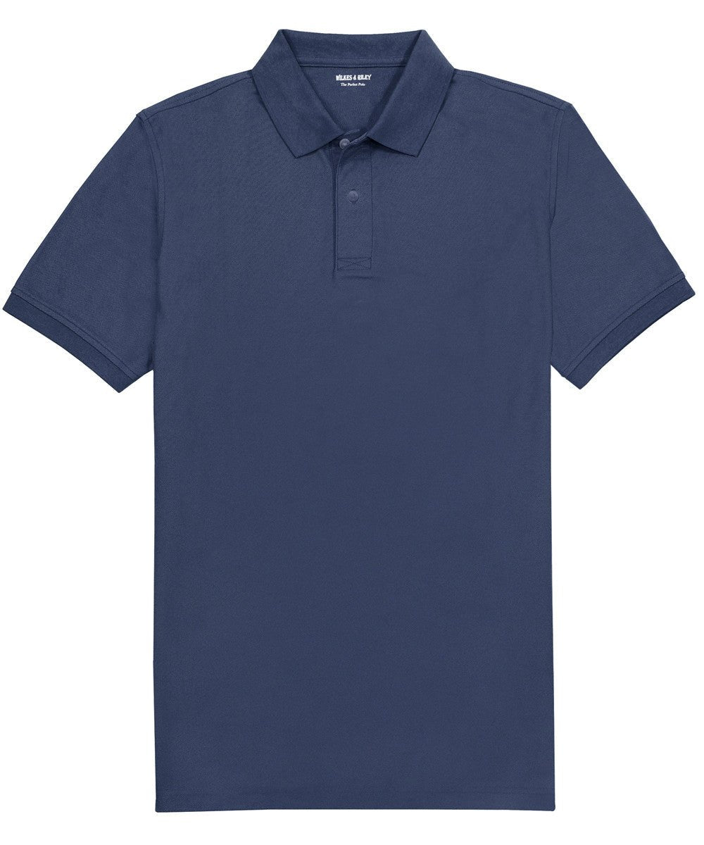 Navy Piqué Polo - Wilkes & Riley, LLC