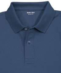 Navy Piqué Polo