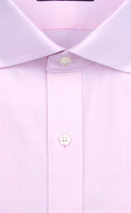 Wilkes & Riley Pink Solid English Spread Collar Alt