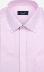 Wilkes & Riley Pink Solid English Spread Collar