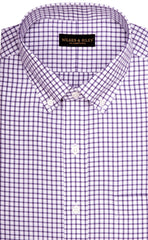 Wilkes & Riley Purple Twill Check Button Down