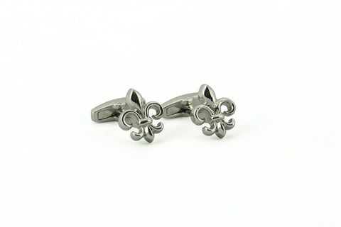 Silver Fleur de Lis Cufflinks