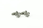 Silver Fleur de Lis Cufflinks - Wilkes & Riley, LLC