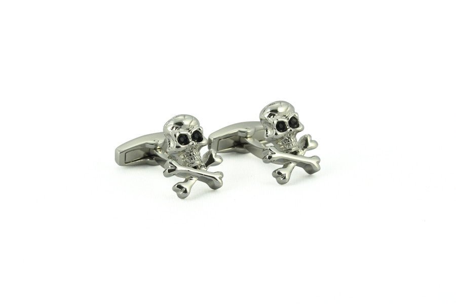 Skull & Crossbone Cufflinks - Wilkes & Riley, LLC