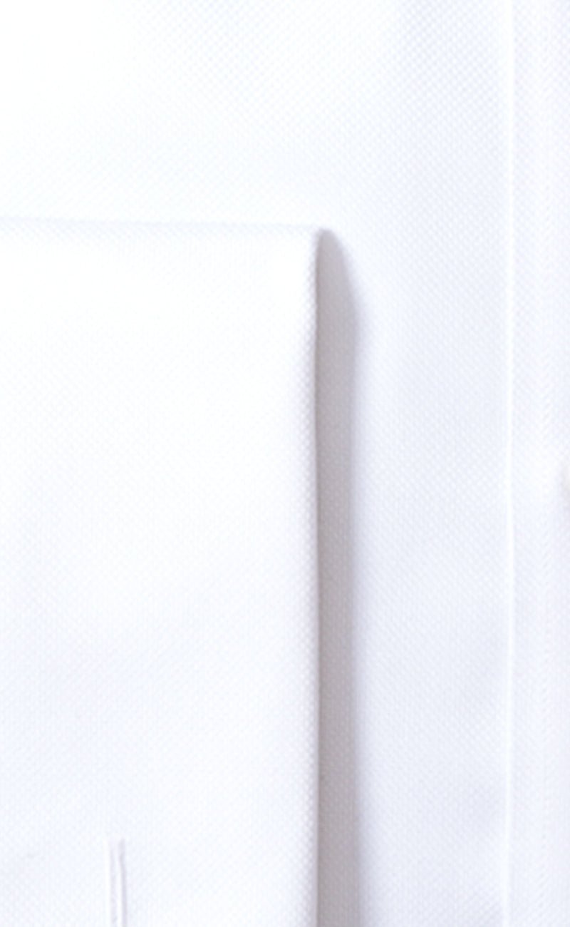 Slim Fit White Royal Oxford Spread Collar French Cuff Supima® Cotton Non - Iron Dress Shirt - Wilkes & Riley, LLC