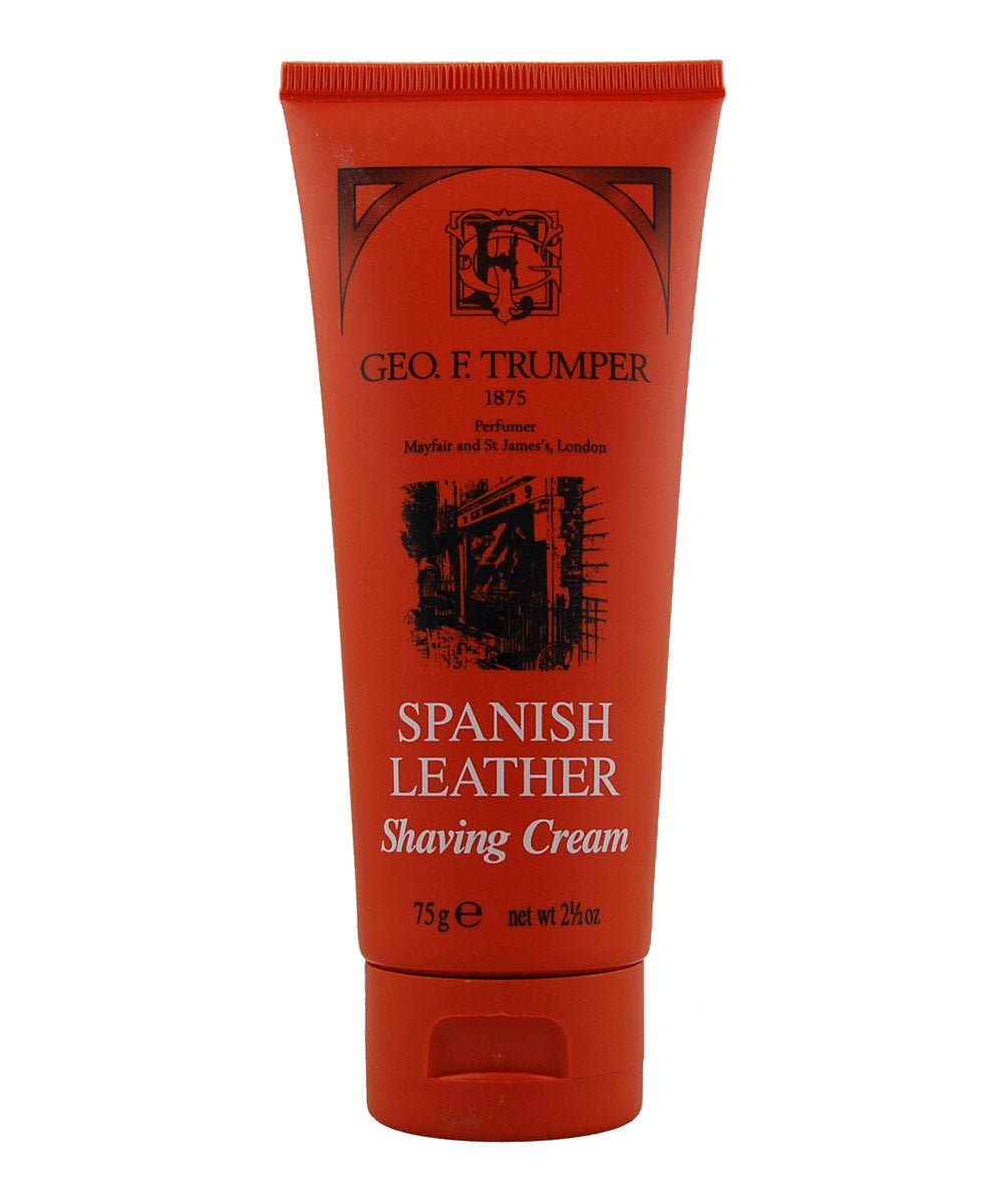 Spanish Leather Shaving Cream Tube By Geo. F. Trumper - Wilkes & Riley, LLC