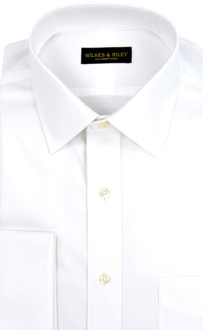 Wilkes & RIley White Spread Collar French Cuff