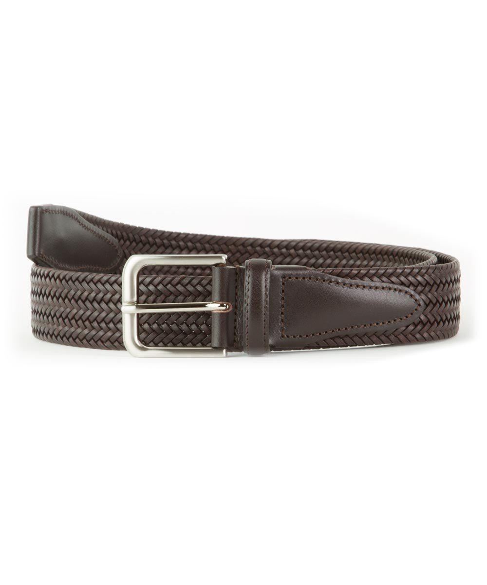 Wilkes & Riley Treccia Brown Leather Braided Belt - Wilkes & Riley, LLC