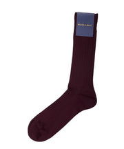Wine Cotton Lisle - Mid Calf - Wilkes & Riley, LLC