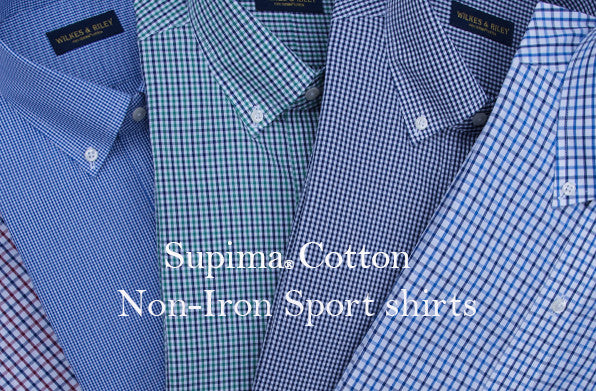 Wilkes & Riley non-iron short blazer shirts