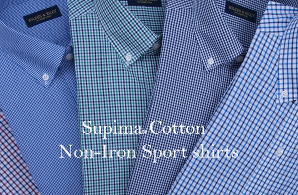 Wilkes & Riley non-iron short blazer shirts